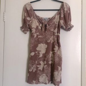 Flower print dress